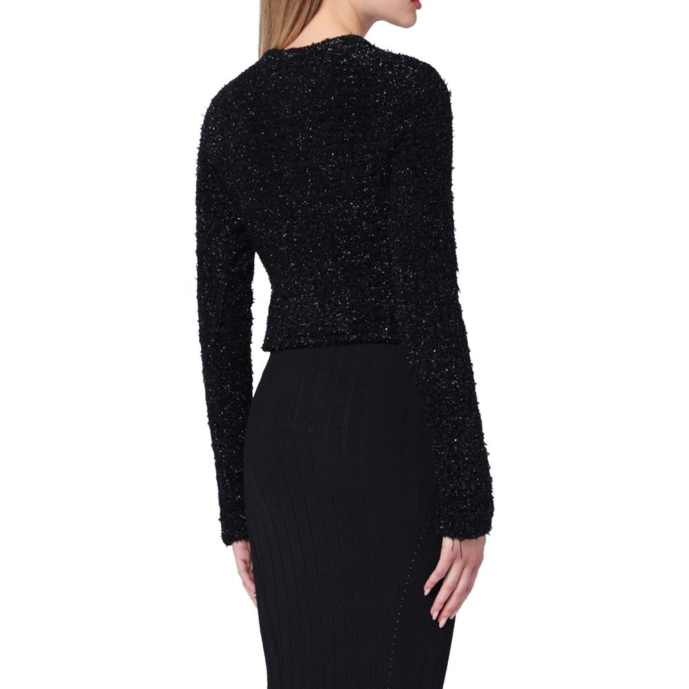 Balenciaga Black Cotton Women's Cardigan