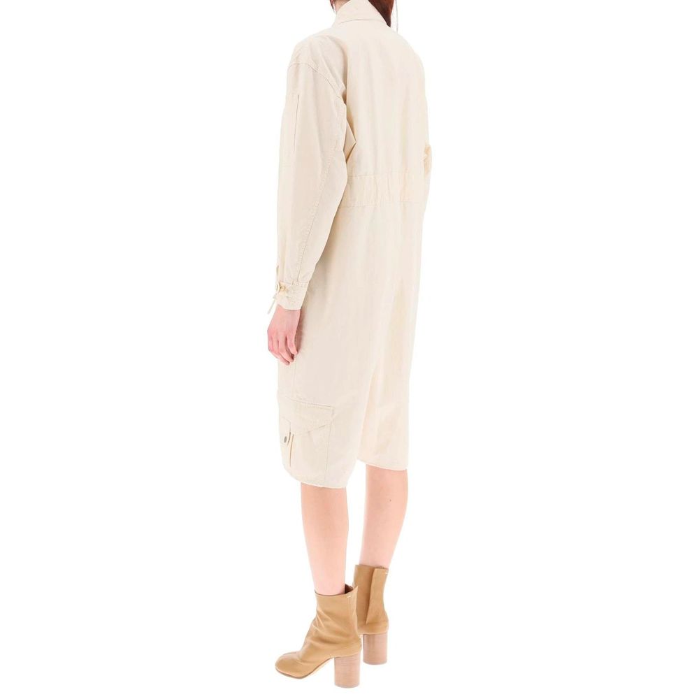 Maison Margiela White Cotton Women's Jumpsuit