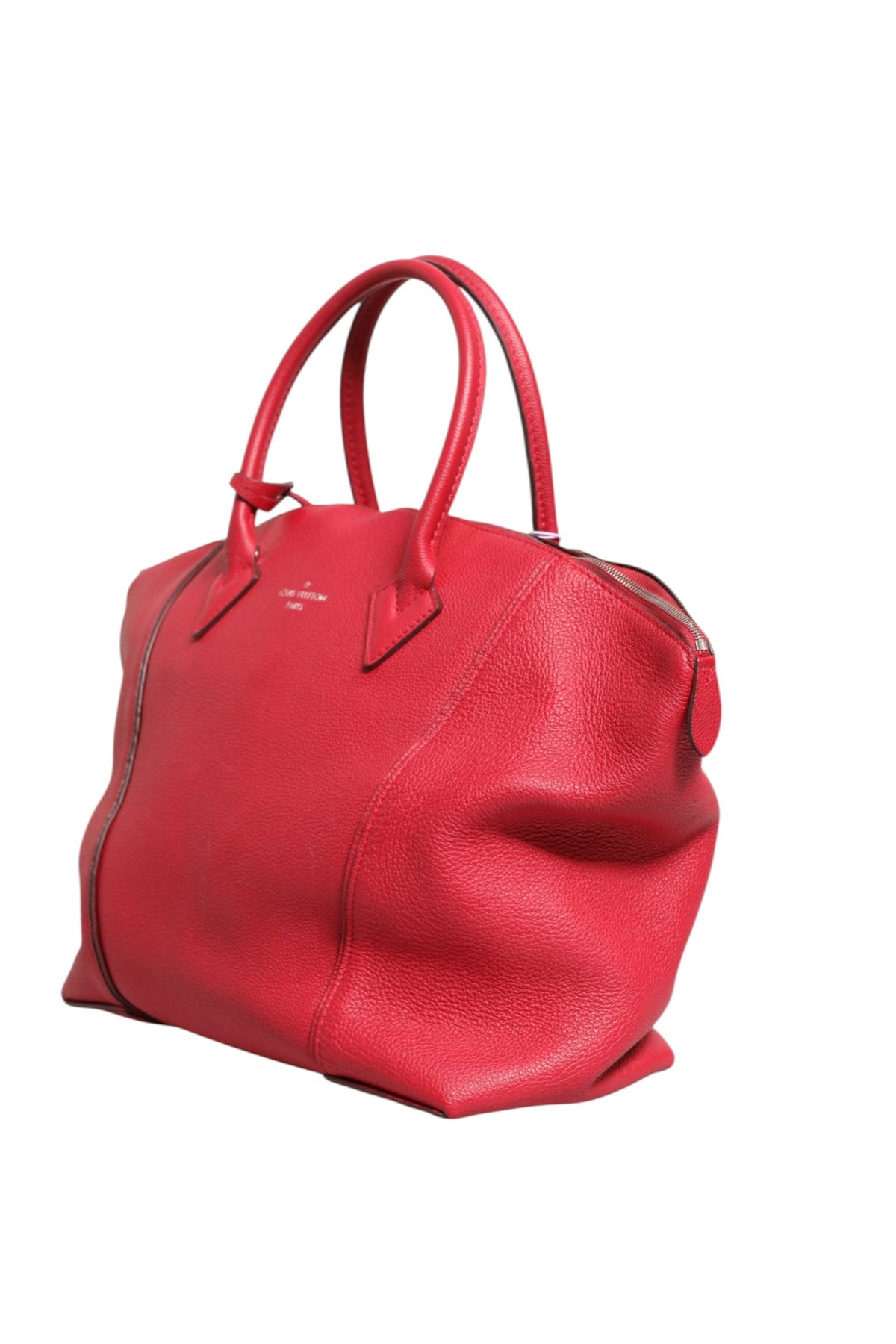 Louis Vuitton Griotte Taurillon Leather Soft Lockit MM Crossbody Women's Bag (Pre-Owned)