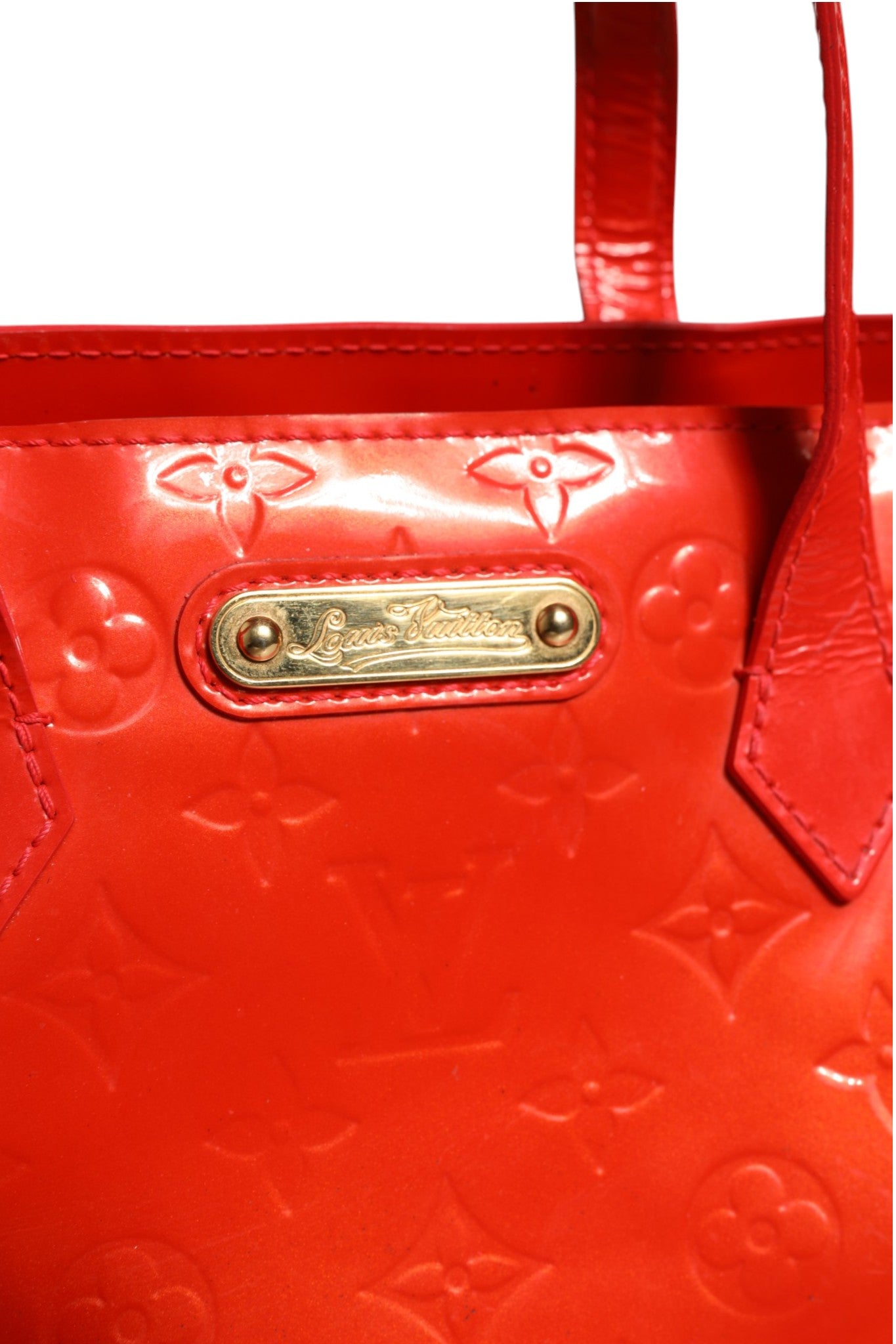 Louis Vuitton Red Monogram Vernis Wilshire Women's PM (Pre-Owned)