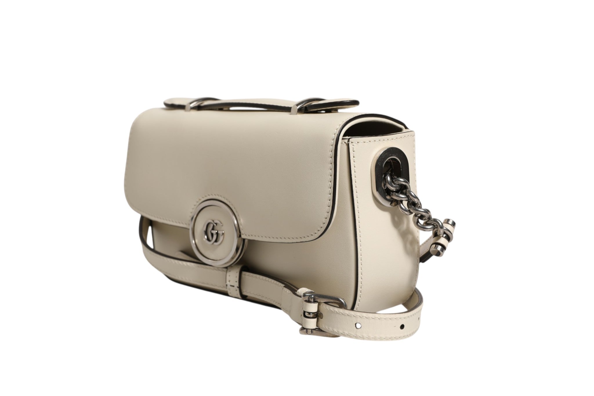 Gucci Petite GG Flap Shoulder Women's Bag (Pre-Owned)