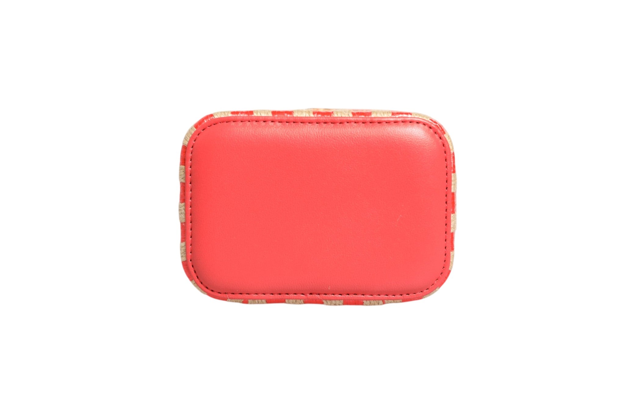 Chanel Raffia Jute Striped Mini Vanity Women's Case (Pre-Owned)