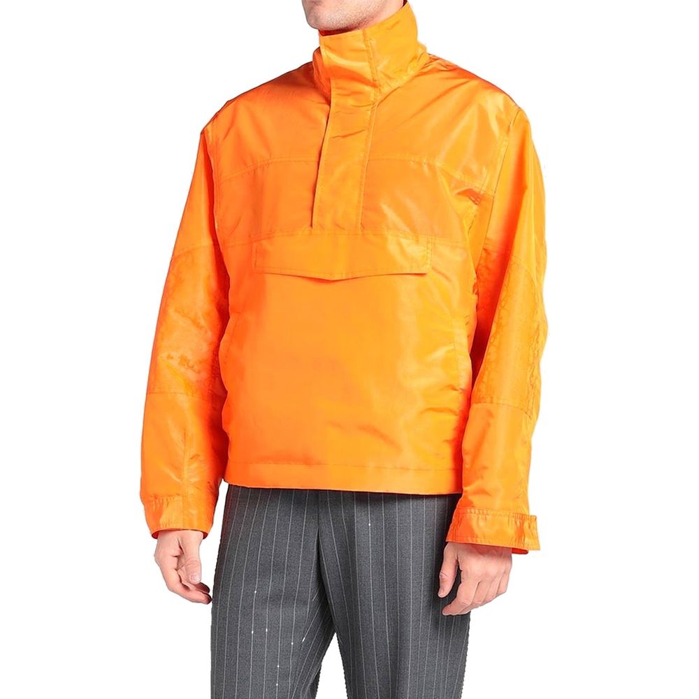 Dior Orange Polyester Shell Men's Jacket