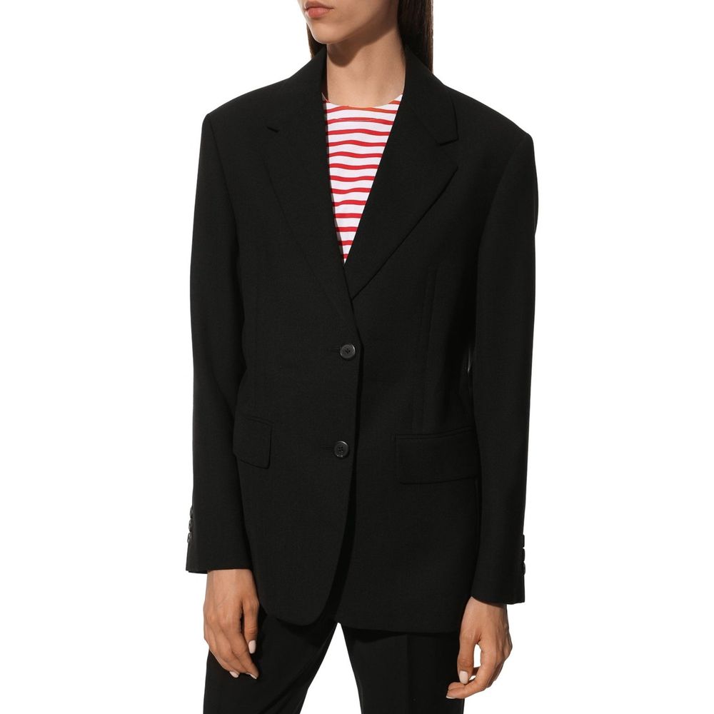 Prada Black Wool Women's Blazer