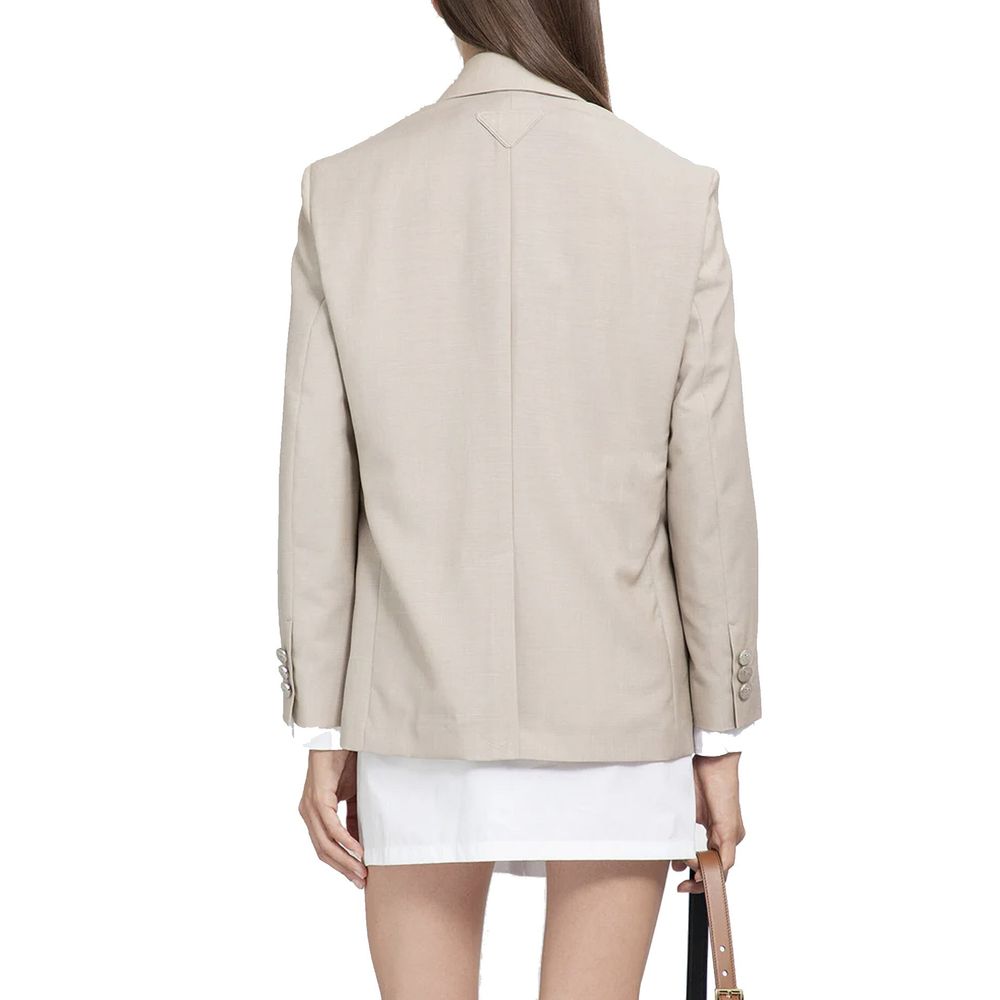 Prada Beige Mohair Women's Blazer
