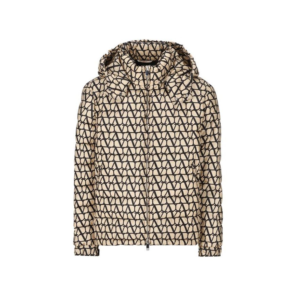 Valentino Garavani Beige Polyamide Full-Length Men's Jacket
