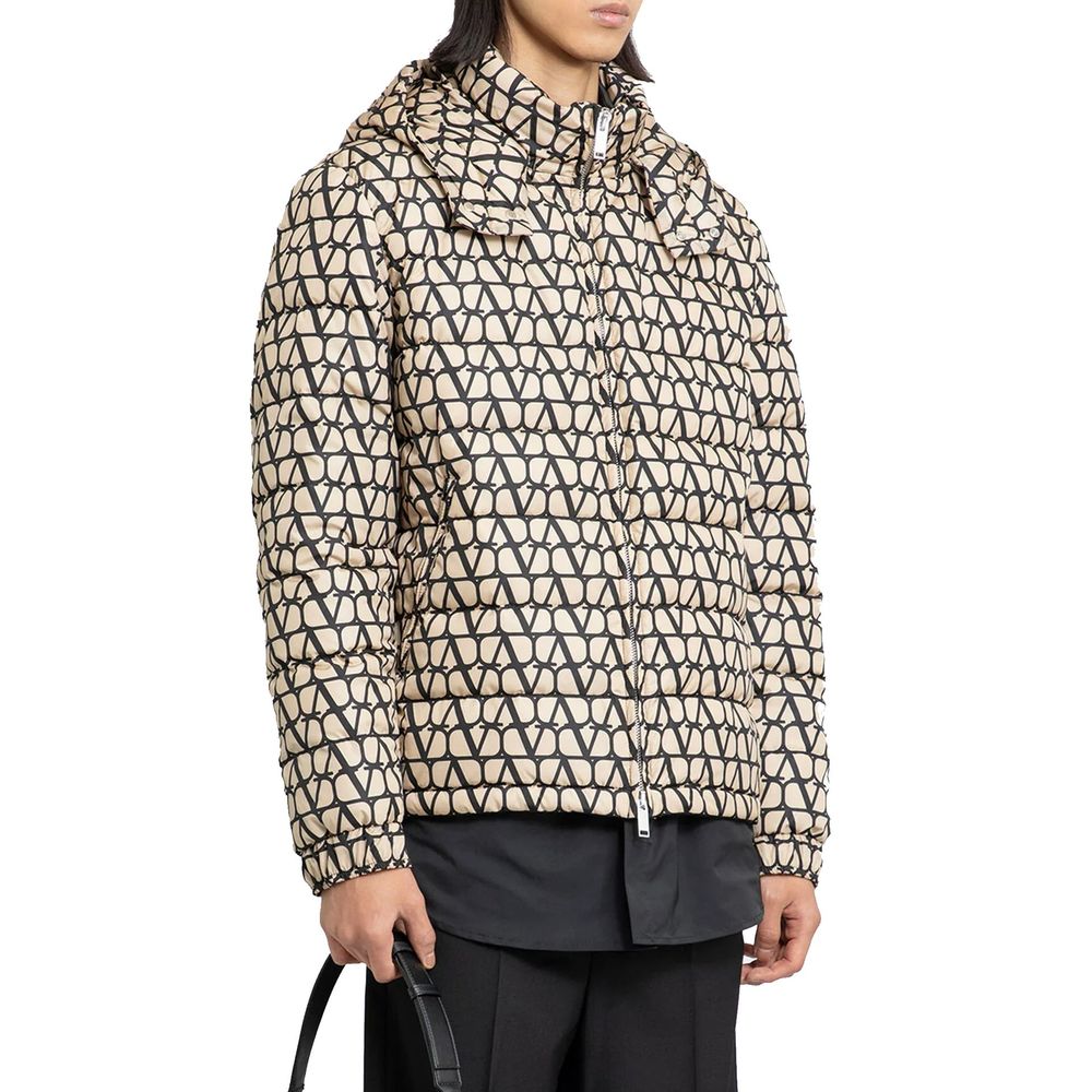 Valentino Garavani Beige Polyamide Full-Length Men's Jacket