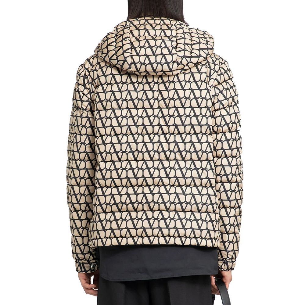 Valentino Garavani Beige Polyamide Full-Length Men's Jacket