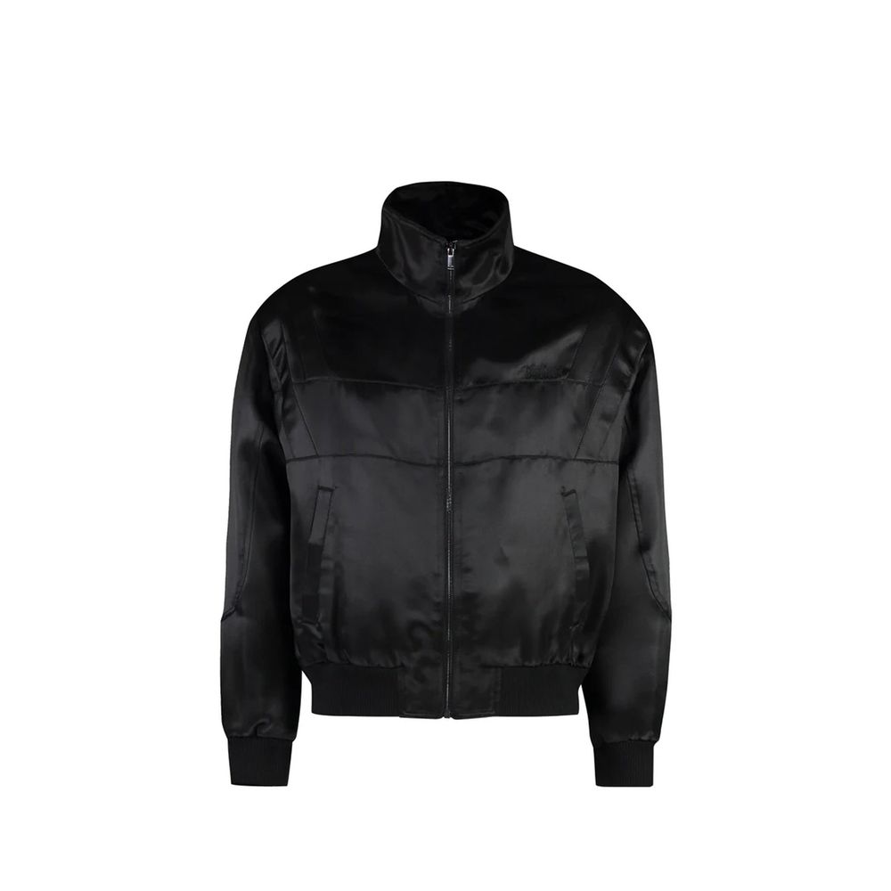 Saint Laurent Black Silk Men's Jacket