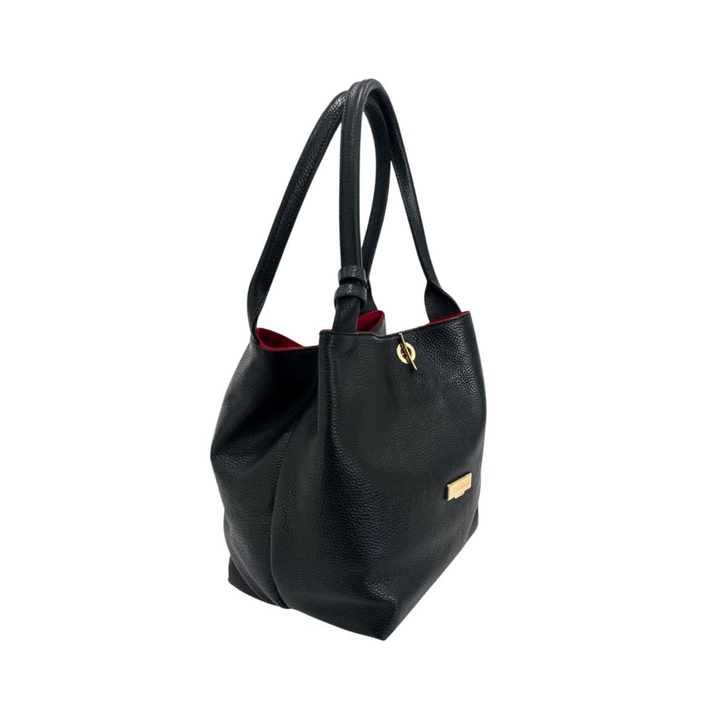 Baldinini Trend Black Cow Women Shoulder Women's Bag