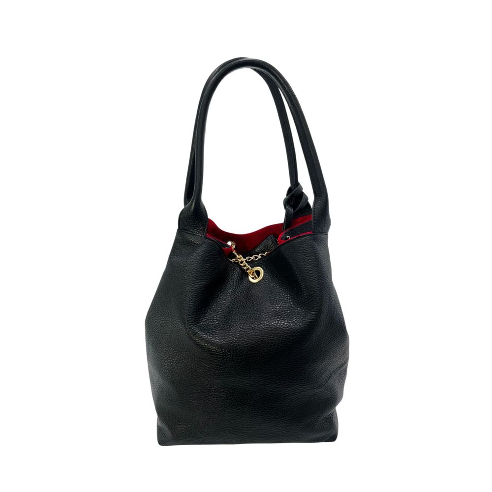 Baldinini Trend Black Cow Women Shoulder Women's Bag