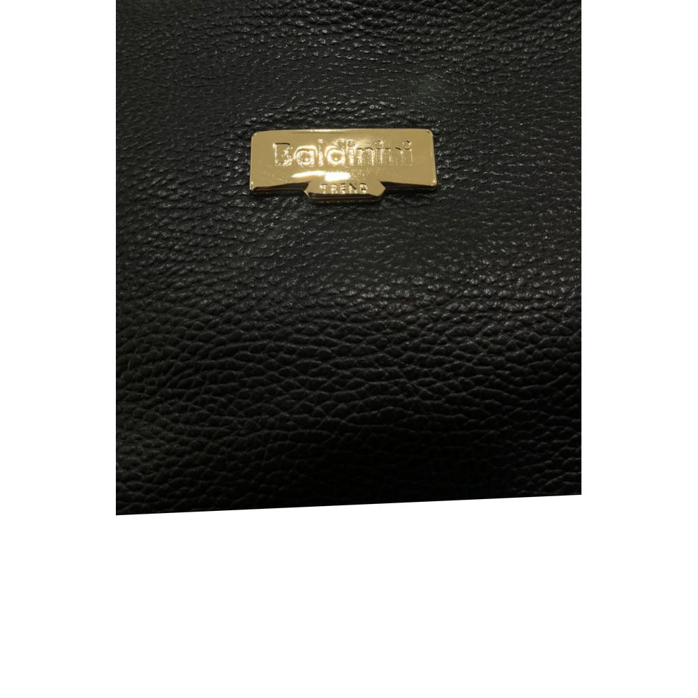 Baldinini Trend Black Cow Women Shoulder Women's Bag