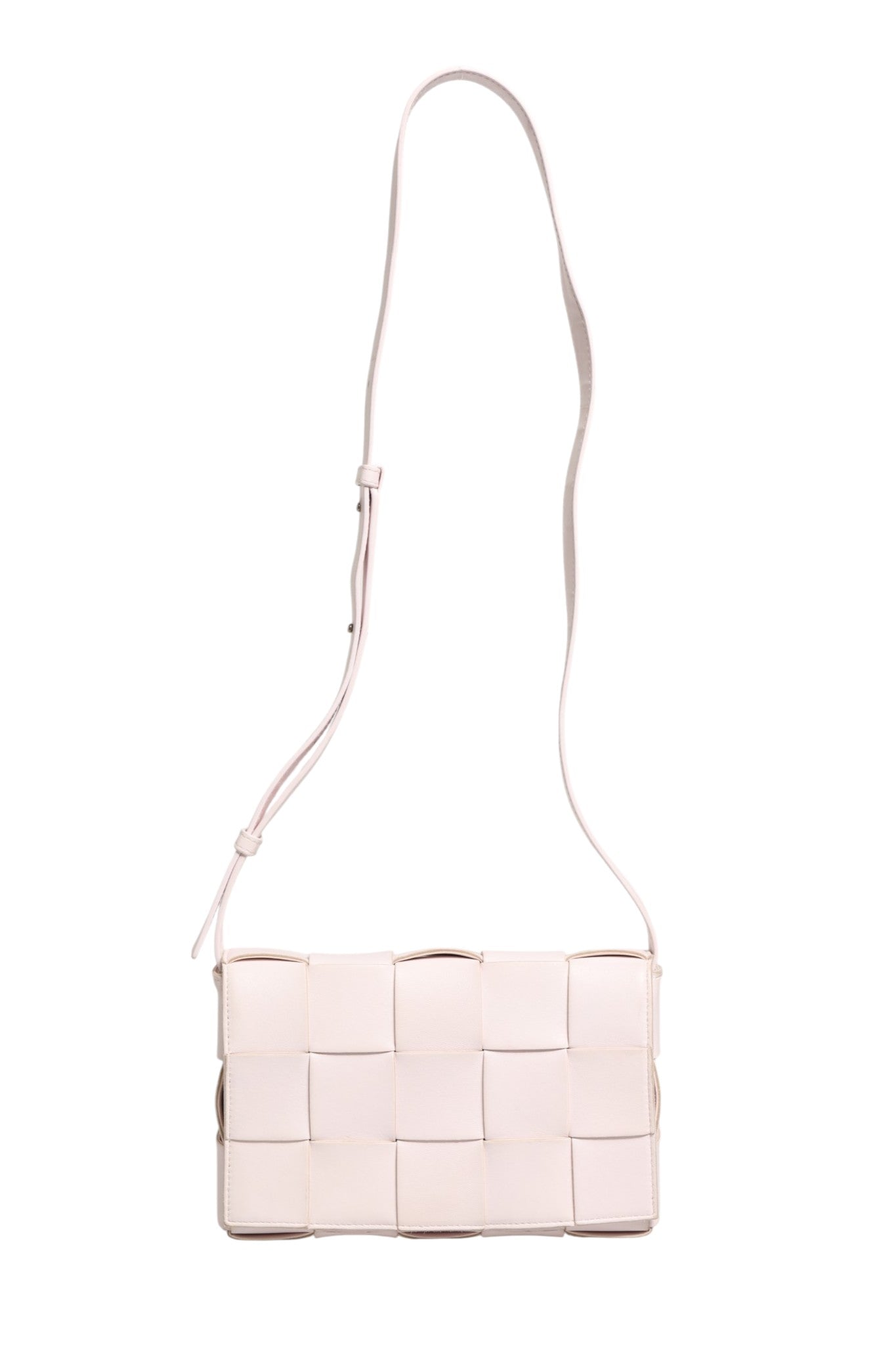 Bottega Veneta Pink Intrecciato Cassette Shoulder Women's Bag (Pre-Owned)