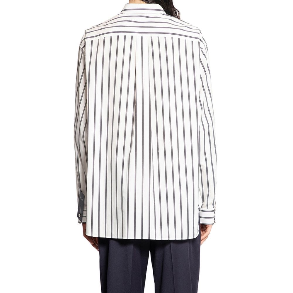 Dior White Cotton Dress Men's Shirt