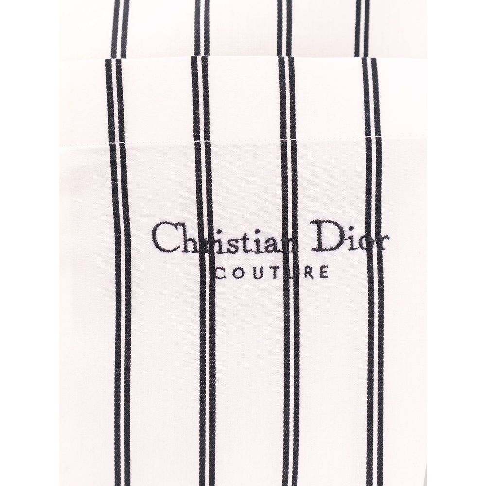 Dior White Cotton Dress Men's Shirt