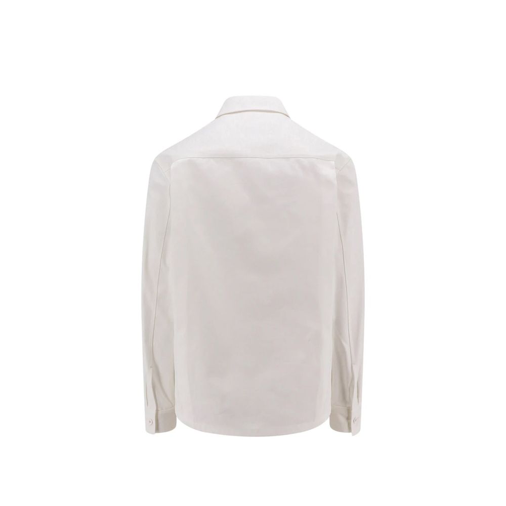 Jil Sander White Cotton Dress Men's Shirt