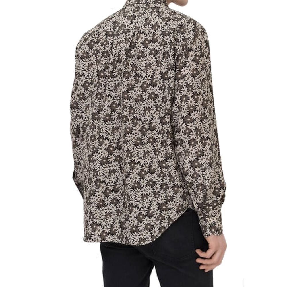Tom Ford Bicolor Cotton Men's Shirt