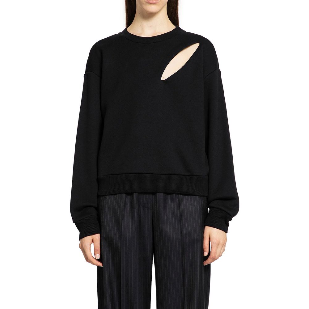 Alexander McQueen Black Cotton Women's Sweatshirt