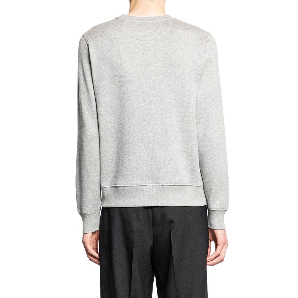 Valentino Garavani Gray Cotton Men's Sweatshirt