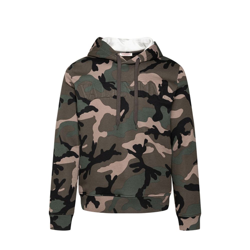 Valentino Garavani Bicolor Cotton Men's Sweatshirt