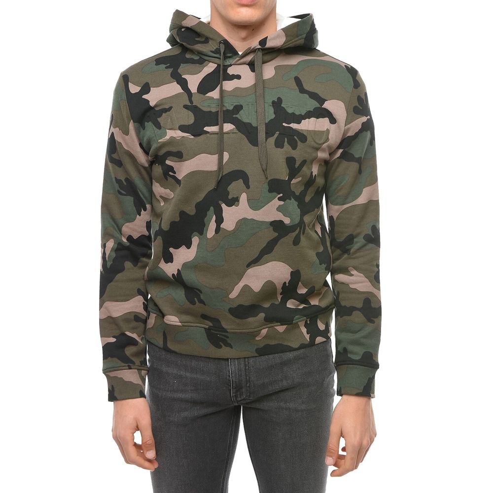 Valentino Garavani Bicolor Cotton Men's Sweatshirt