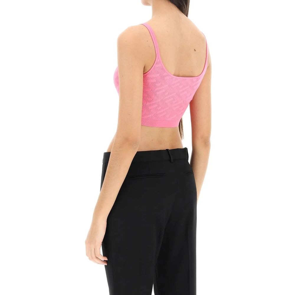 Versace Multicolor Elastane Tank Women's Tops