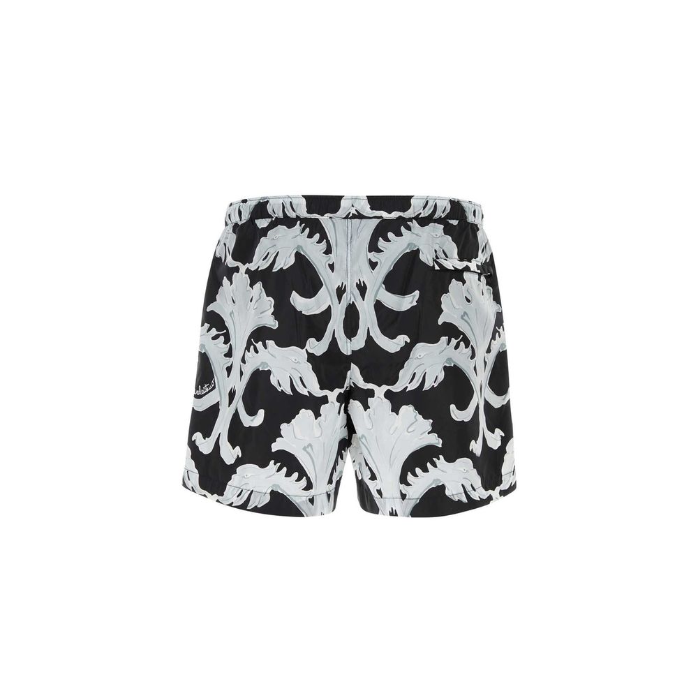 Valentino Garavani Black Polyamide Men's Shorts