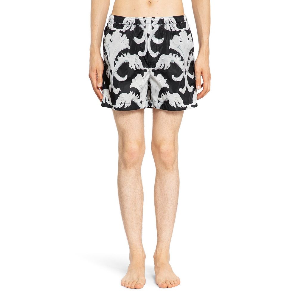 Valentino Garavani Black Polyamide Men's Shorts