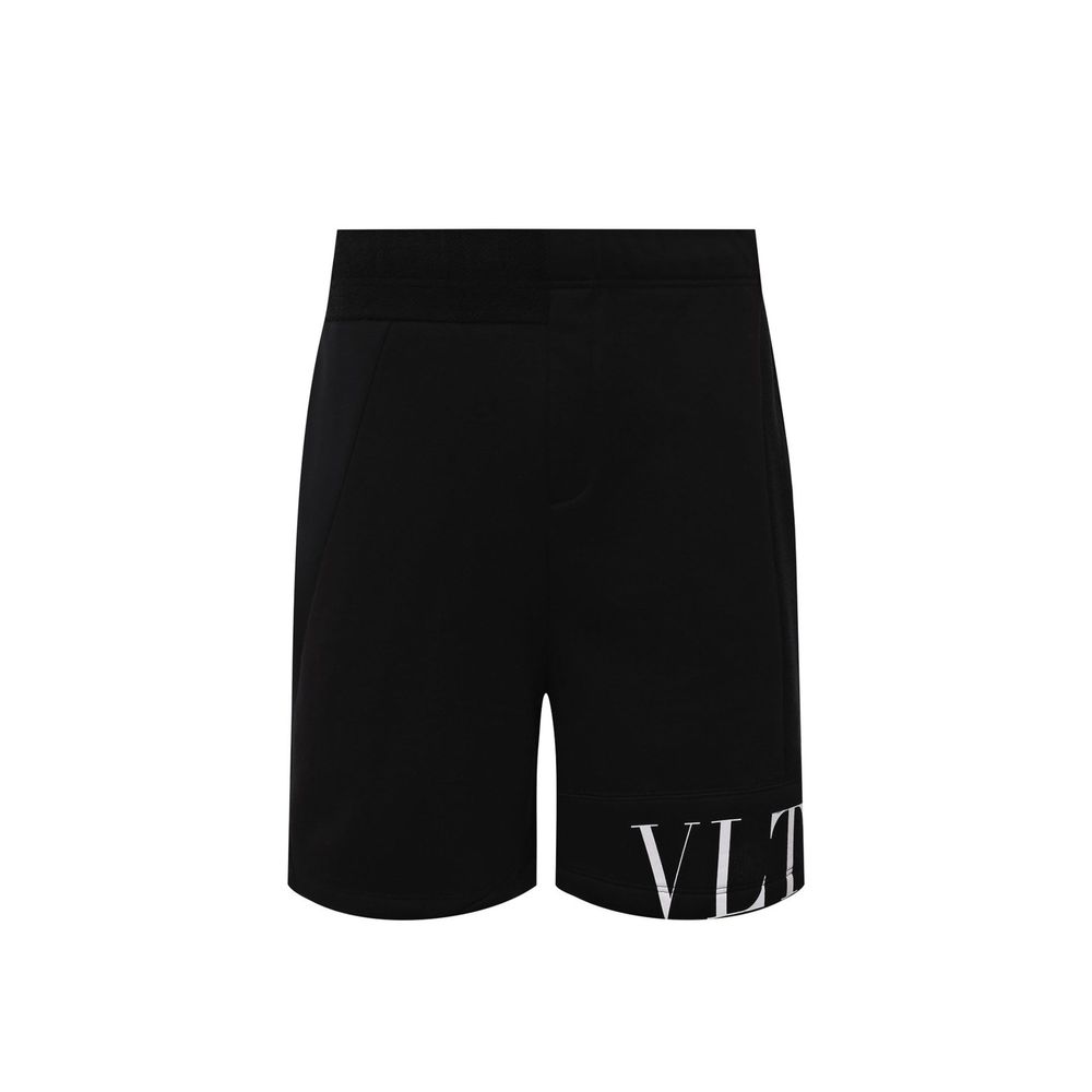 Valentino Garavani Black Modal Men's Shorts
