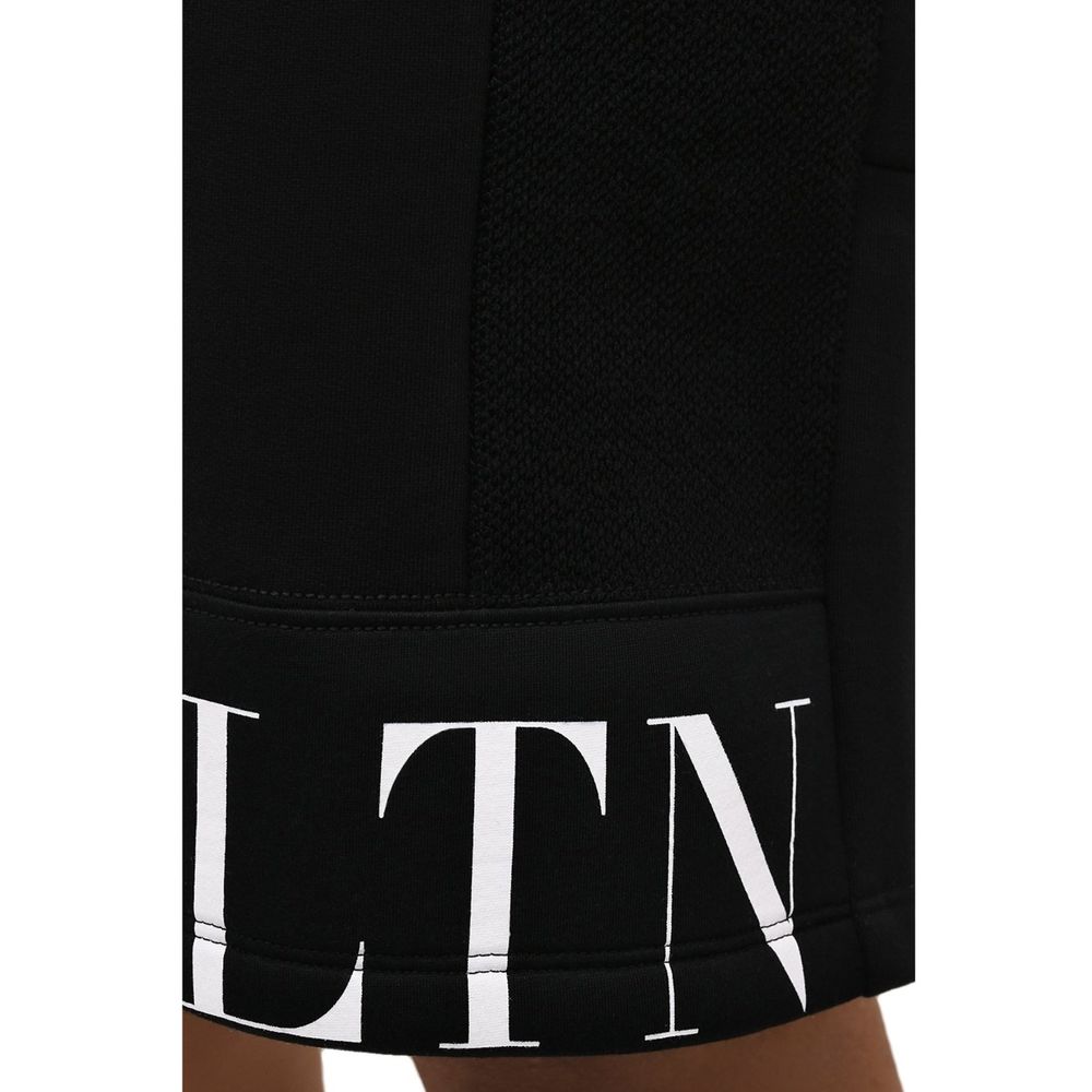 Valentino Garavani Black Modal Men's Shorts