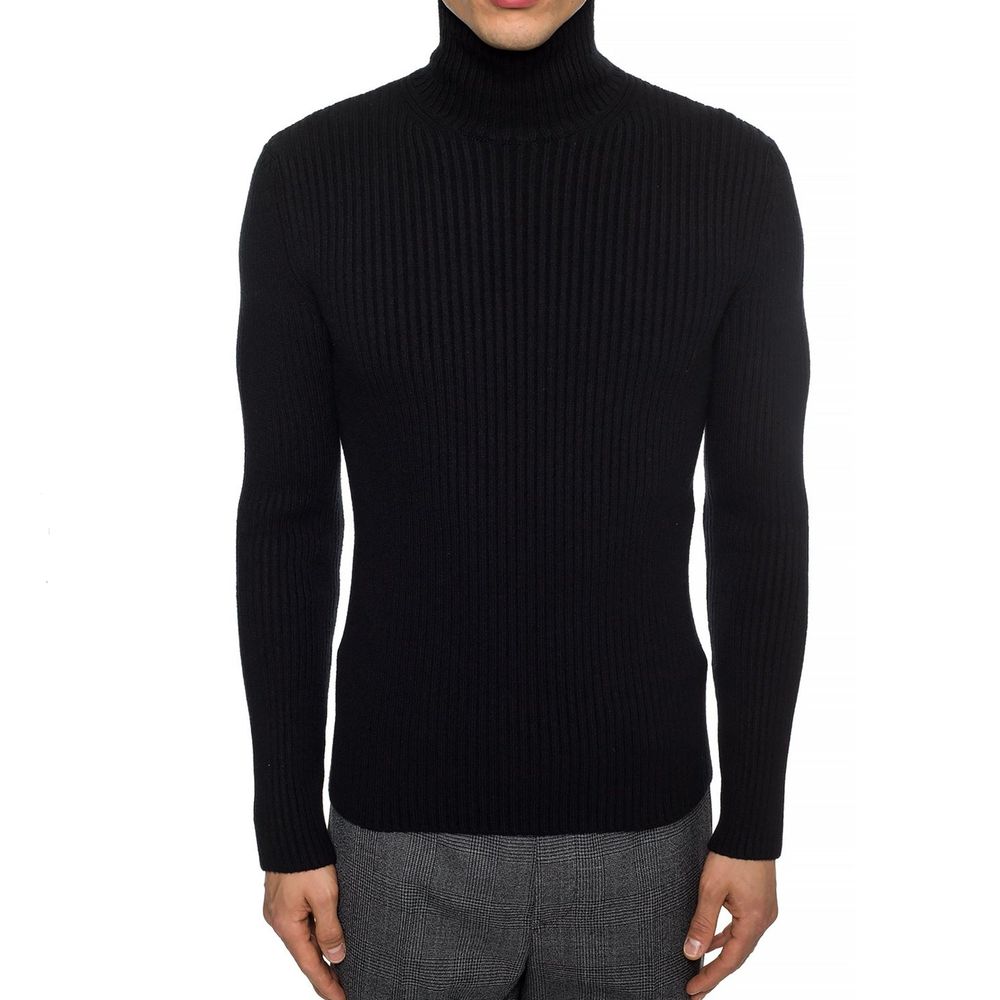 Balenciaga Black Cashmere Men's Turtleneck