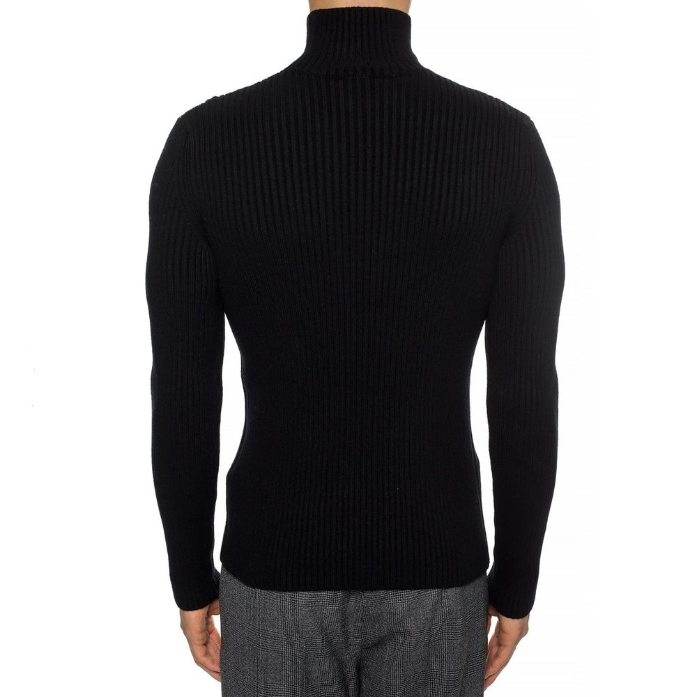 Balenciaga Black Cashmere Men's Turtleneck