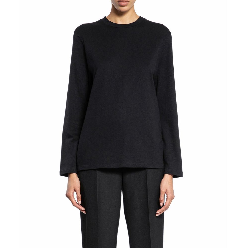 Jil Sander Black Cotton Women's T-Shirt