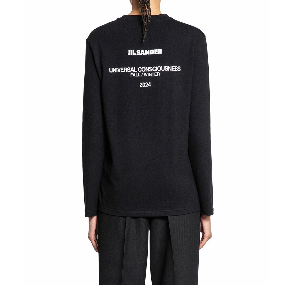 Jil Sander Black Cotton Women's T-Shirt