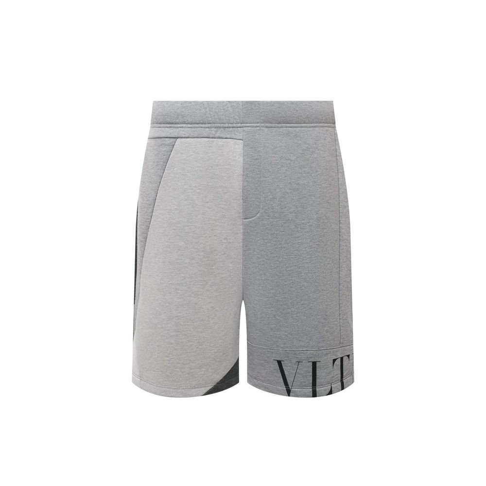 Valentino Garavani Gray Modal Men's Shorts