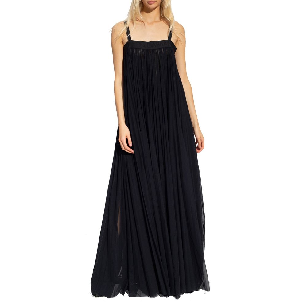 Dolce & Gabbana Black Cotton Casual Women's Dress