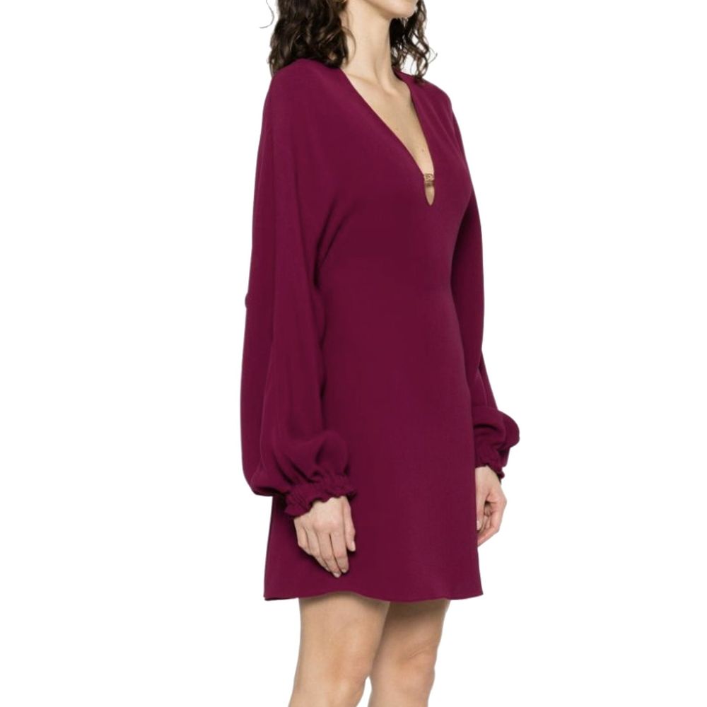 Fendi Purple Silk Casual Women's Dress