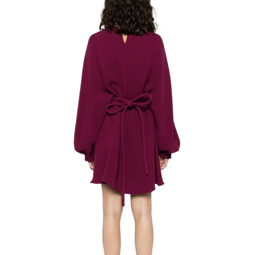 Fendi Purple Silk Casual Women's Dress
