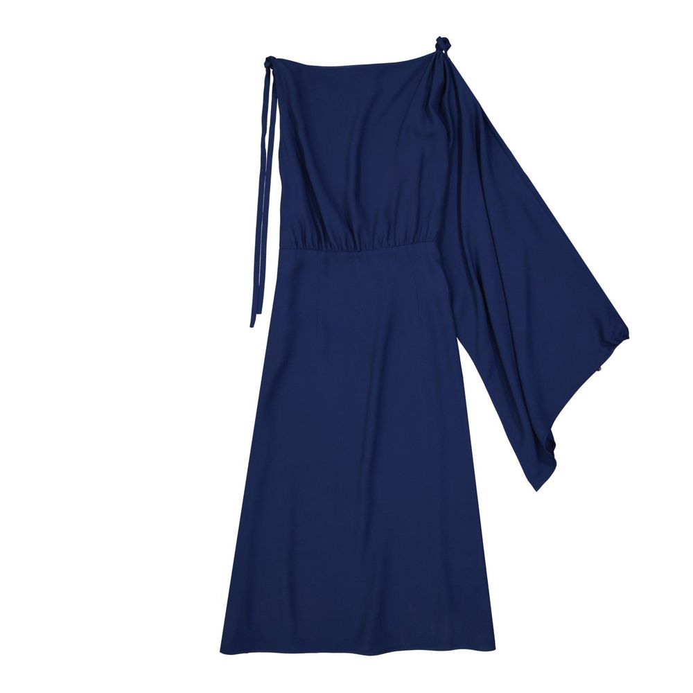 Prada Blue Acetate Casual Women's Dress