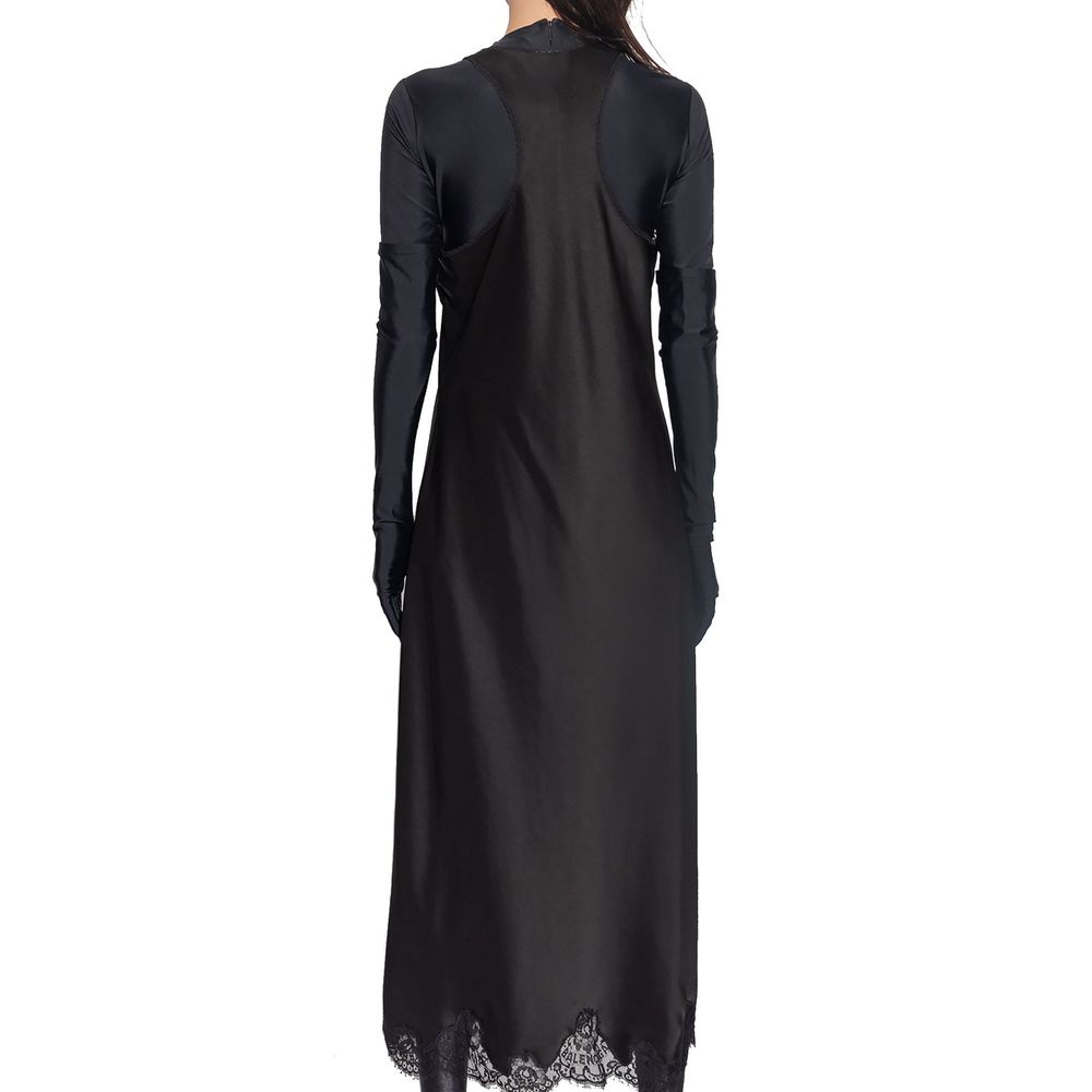 Balenciaga Black Acetate Casual Women's Dress