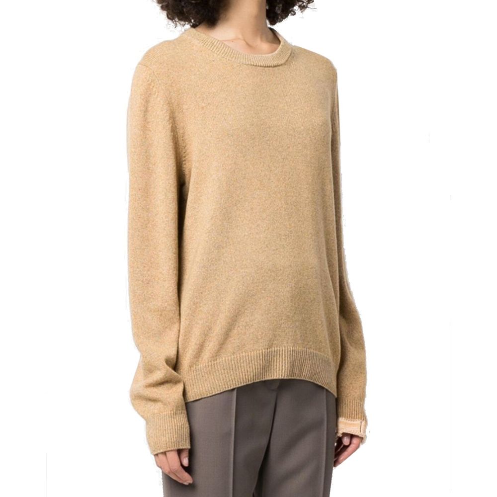 Maison Margiela Brown Cashmere Women's Sweater