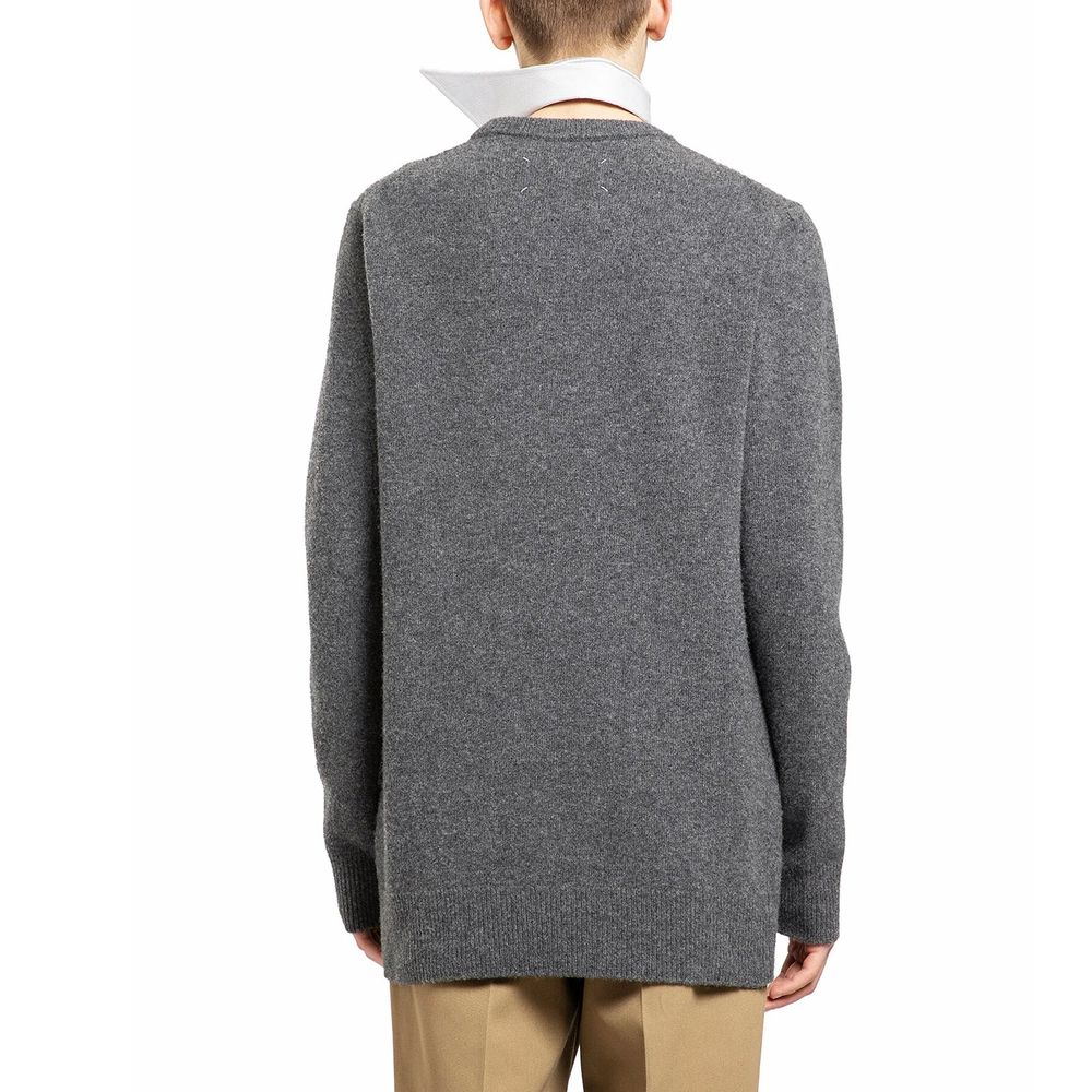 Maison Margiela Gray Wool Men's Sweatshirt