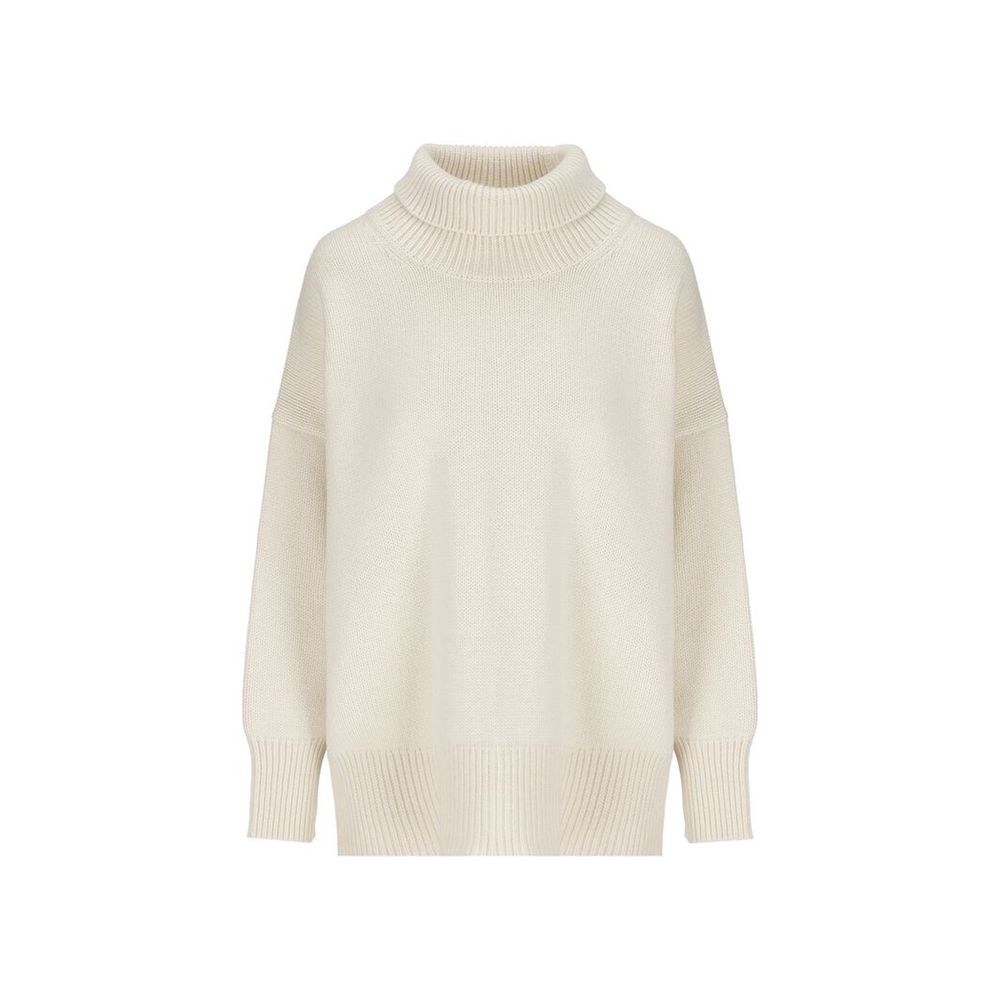 Chloé White Cashmere Women's Turtleneck