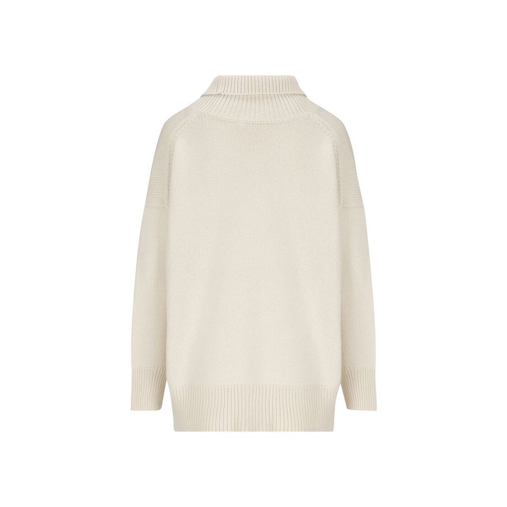 Chloé White Cashmere Women's Turtleneck