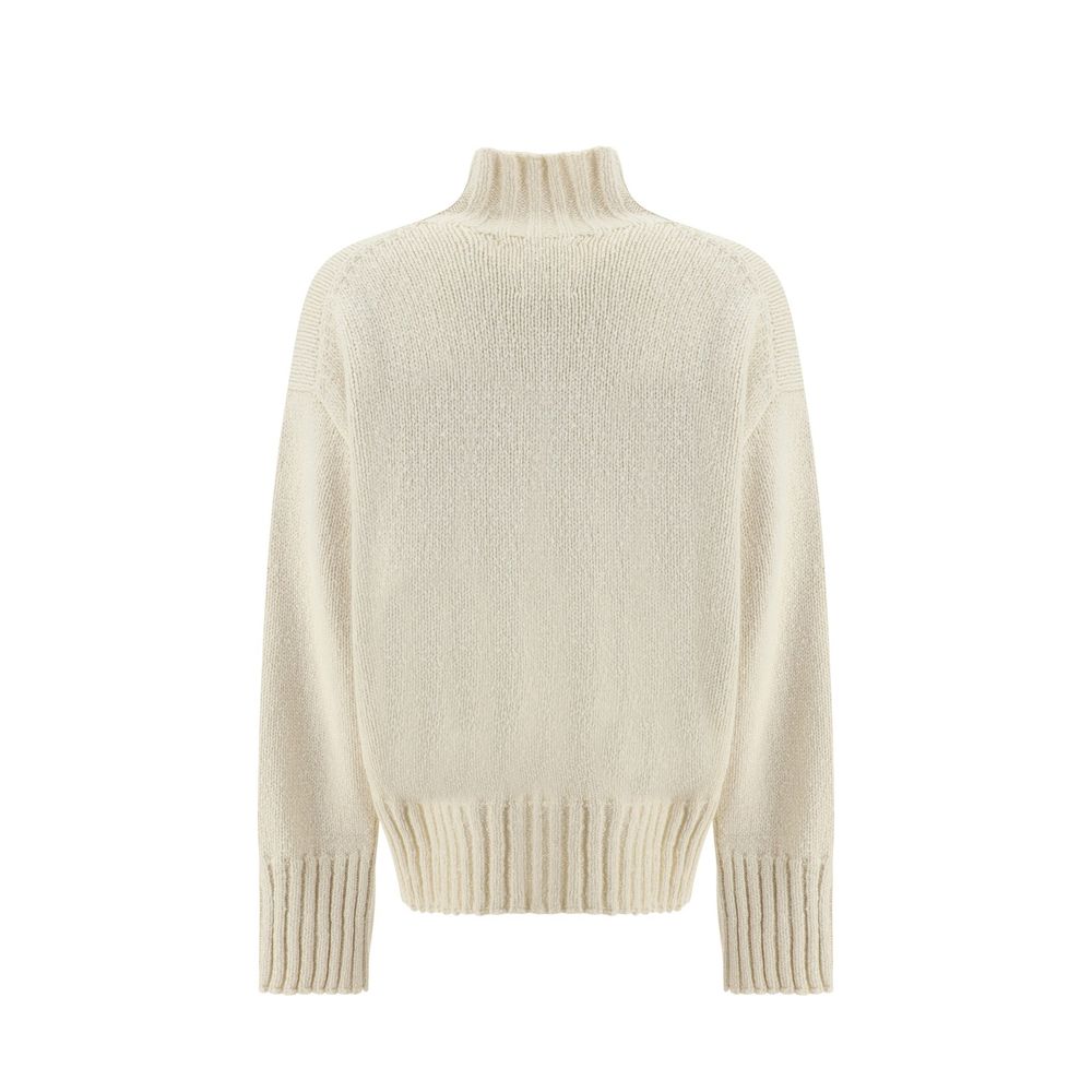 Jil Sander White Silk Women's Sweatshirt