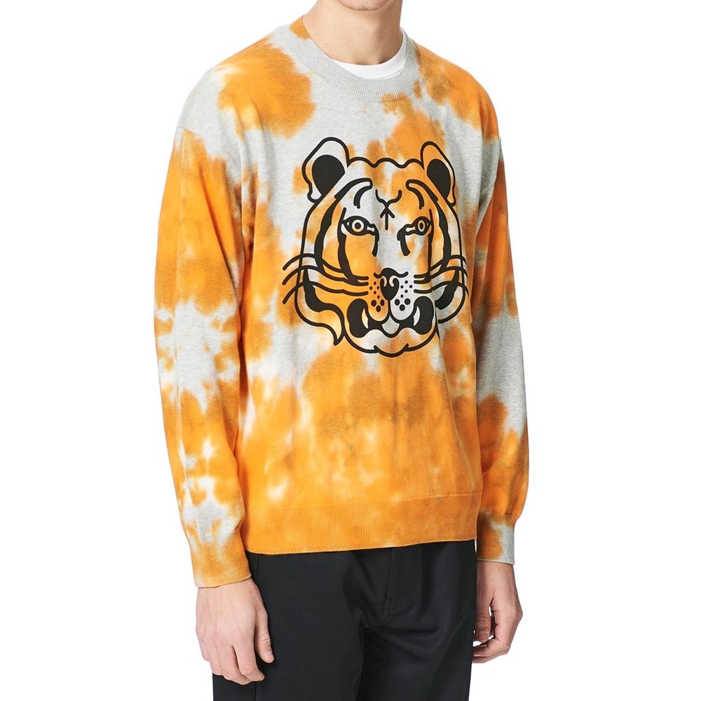 Kenzo Orange Cotton Men's Sweatshirt