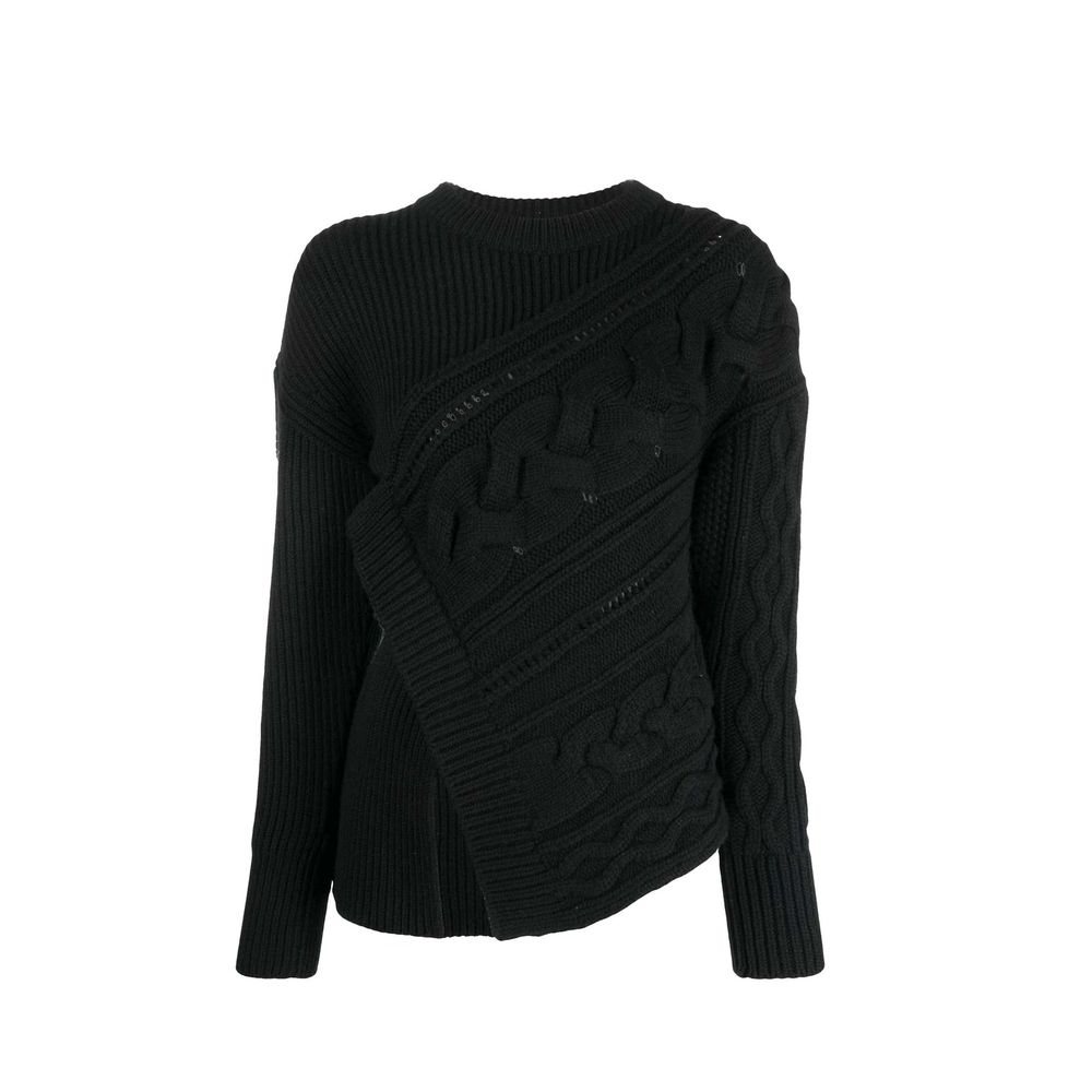 Alexander McQueen Black Wool Women's Sweatshirt
