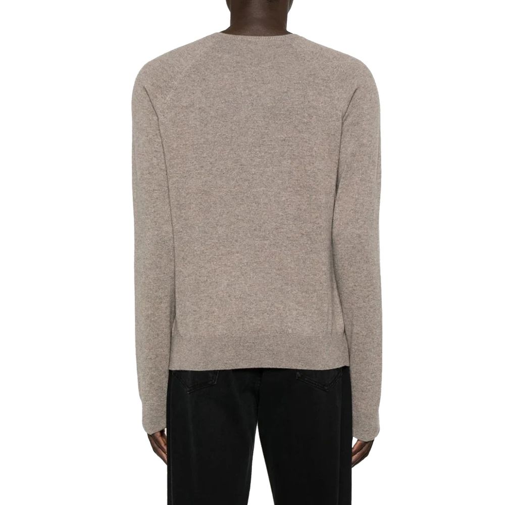 Saint Laurent Brown Cashmere Men's Sweater