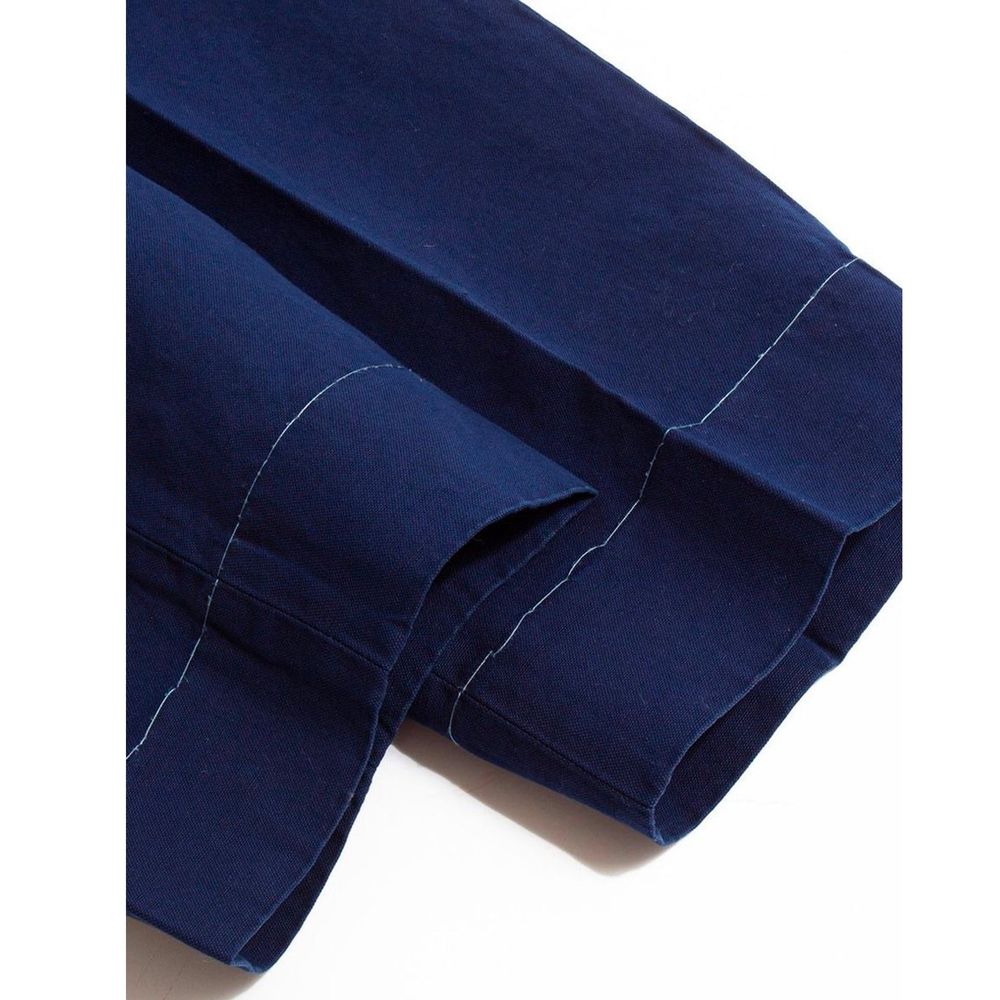 Maison Margiela Blue Cotton Casual Men's Pants