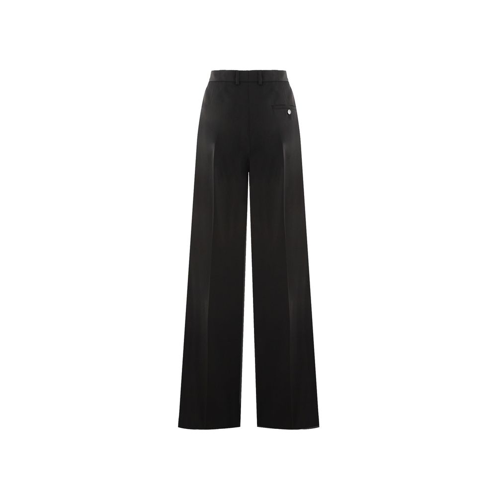 Balenciaga Black Wool Flared Men's Pants